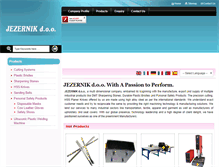 Tablet Screenshot of jezernik.com